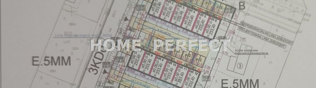 Działka z pozwoleniem na budowę 17 szeregów!