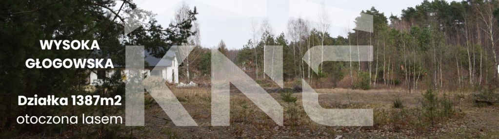 Działki pod budownictwo 13,87a - wysoka głogowska