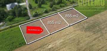 Działka z pozwoleniem na budowę / 855m2 / kłobuck!