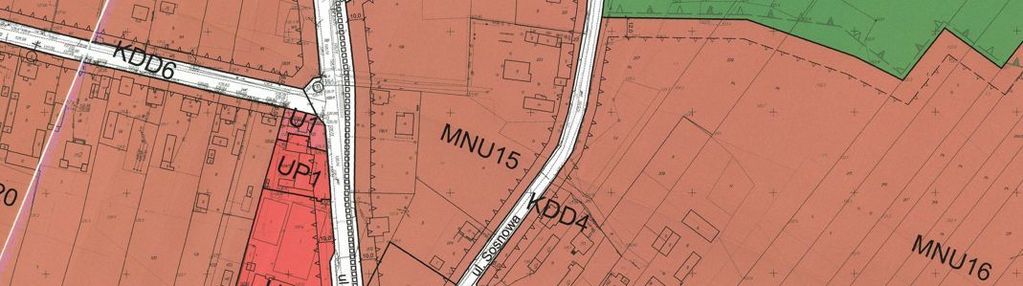 Działka mieszkaniowo-usługowa 1980 m2, cendrowice