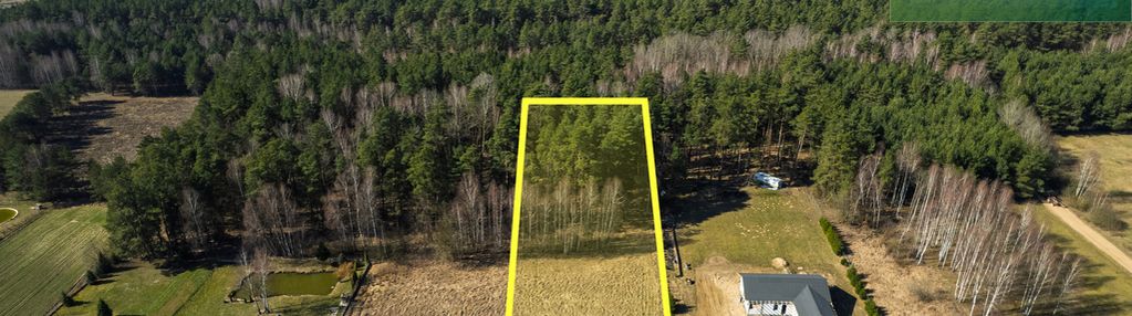 Działka pod dom  z własnym lasem w kudryczach