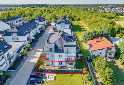 4 pok. 77m2, ogród 140m2, parking, garaż - marki