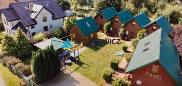 Działka zabudowana domkami - świetna inwestycja