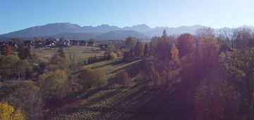 Działka z pozwoleniem na budowę, widok Tatry