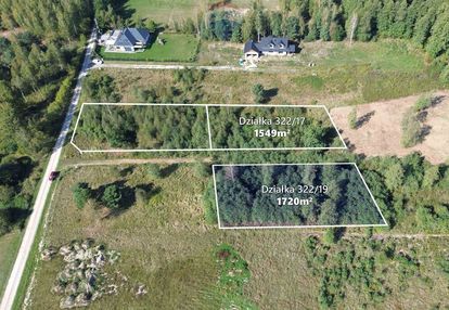 Działka 1720m2 tomaszew, wz, skrzynka energetyczna