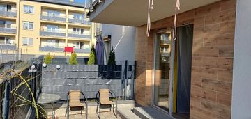 2 pokoje w siedlcach, parter z ogródkiem nowy blok