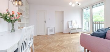 Jasne 2 pokoje po remoncie, klimat saskiej kępy