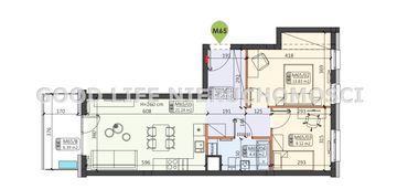 M3 stan deweloperski 58,89 m2, kolbuszowa