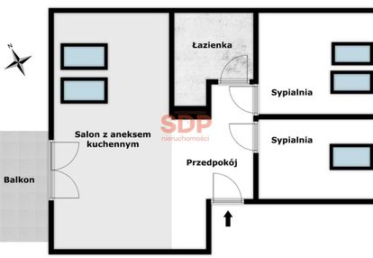 Wilczyce | dla rodziny ceniącej spokój i zieleń | 3 pok., duży balkon