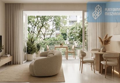 1 pokój z częścią sypialnianą | loggia | zachód