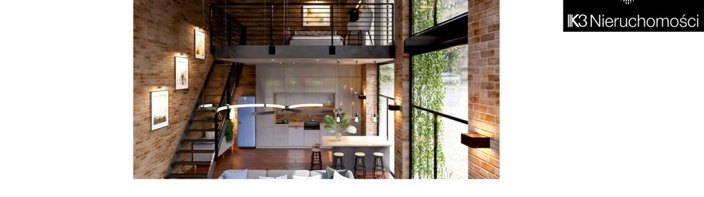 2 pokojowy loft w centrum! wysokość 3,7m! antresol