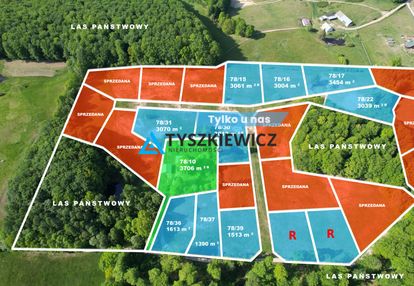 Działka  pod zabudowę jednorodzinną trzepowo