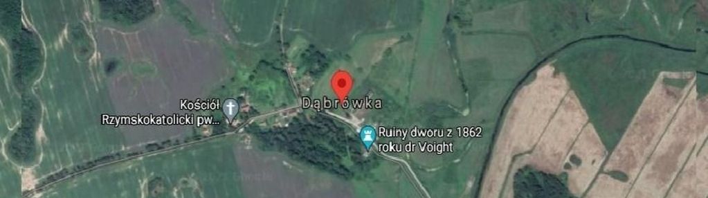 Działki dąbrówki nieopodal orzysza