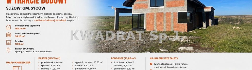 Nowy dom jednorodzinny – ślizów !!!