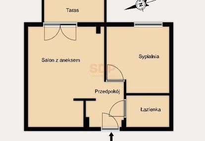 2 pokoje z ogródkiem, dobrze skomunikowane