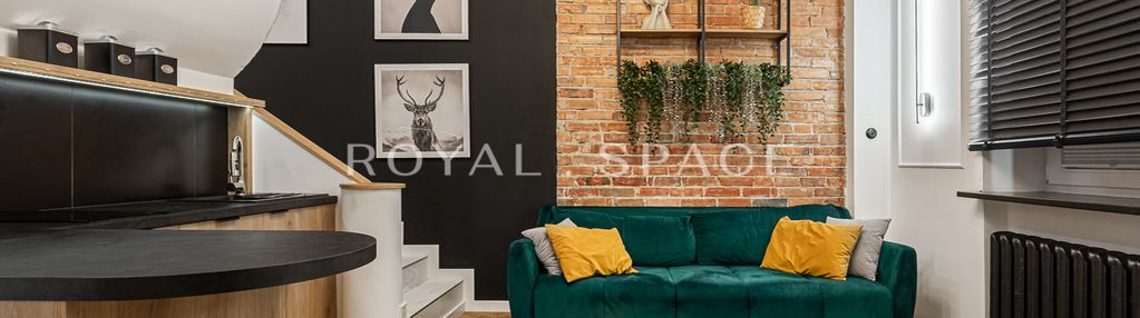 Loftowy apartament w sercu warszawy