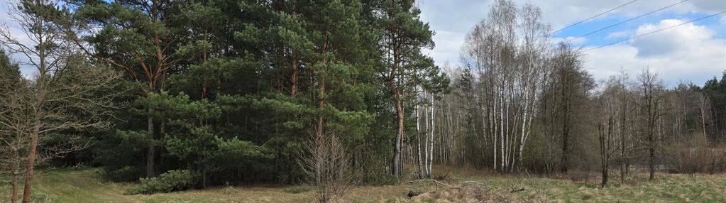 Działka budowlana 1821 m² przy lesie – os. herby