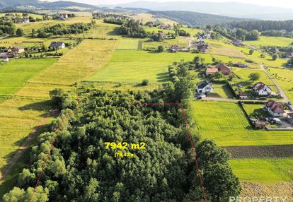 Nowy sącz makowicka 7942 m2 budowlana z wz