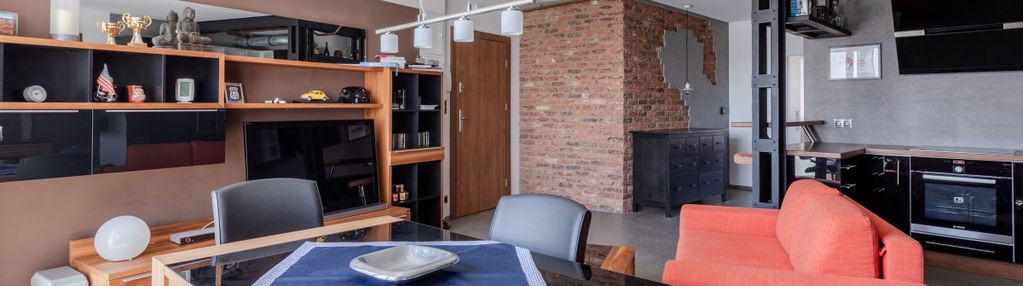 Przestronne mieszkanie w stylu loft