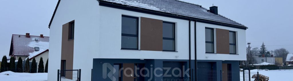 Nowoczesny dom w zabudowie bliźniaczej