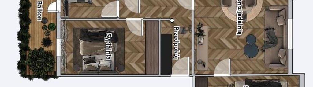 4 pokoje | balkon | 2 piętro