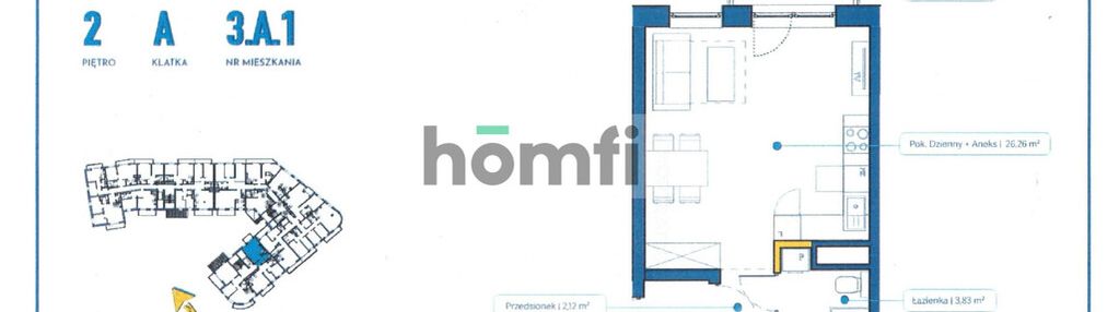Apartament z balkonem w centrum gdyni