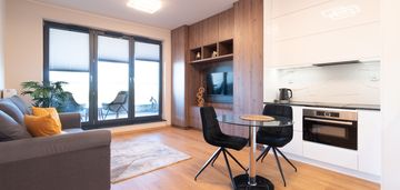 Wiślane tarasy, grzegórzki, kawalerka 28m2, balkon