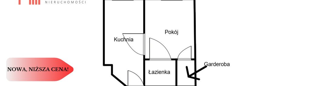 Kawalerka po remoncie - parter