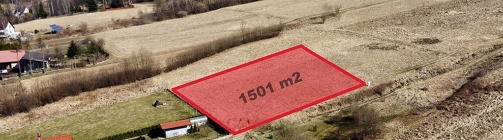 Malownicza działka budowlana w koconiu 15 arów