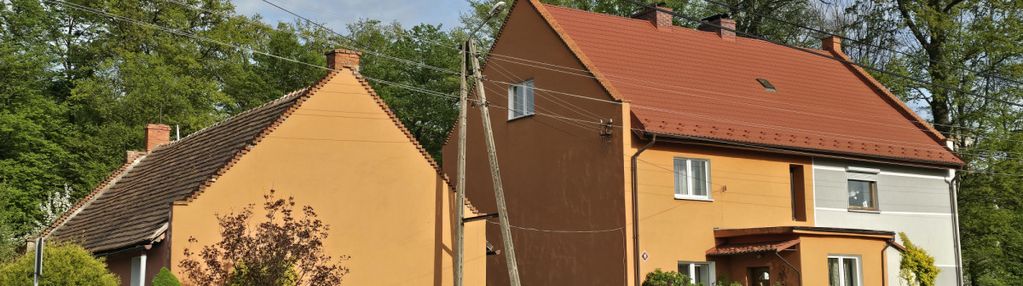 Dom bliźniak jędrzejów 109,8m2 woj. opolskie ogród