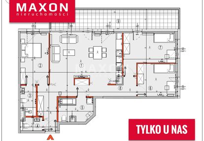 Apartament na domaniewskiej, 4 pokoje rezerwacja