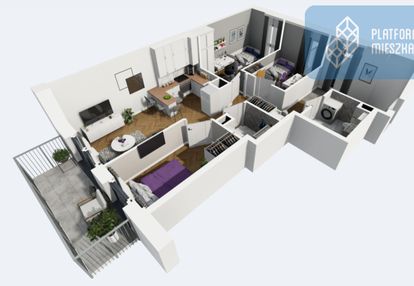 3 pok + 2x balkon + parking | metro karolin