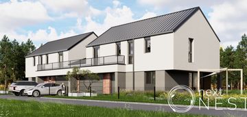 Nowoczesny dom 6 pokoi podwójny garaż borowina