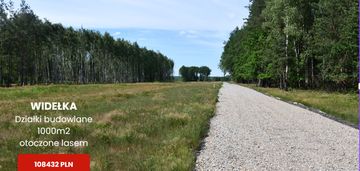 Działki 10a pod zabudowę pod lasem- widełka