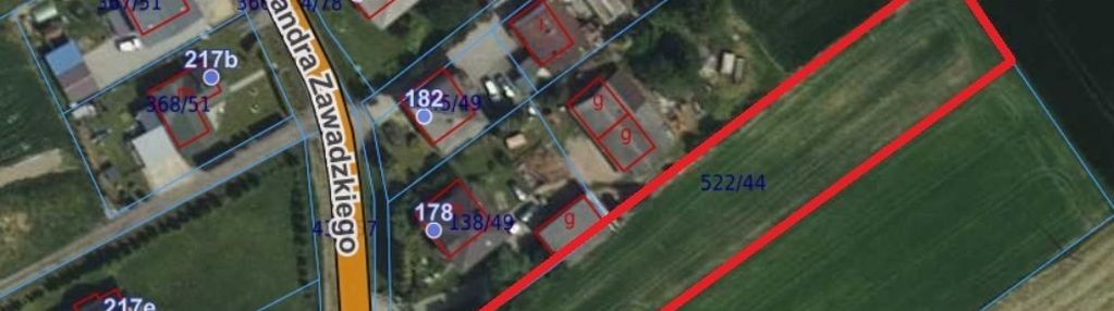 Działka budowlana przy ul. zawadzkiego