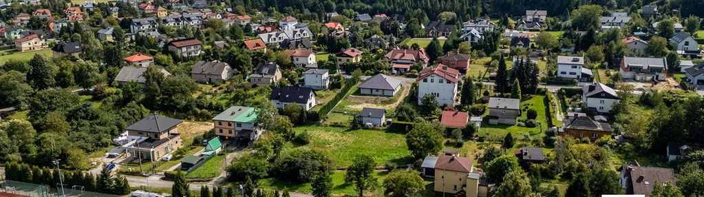 Płaska,prostokątna działka budowlana w wilkowicach