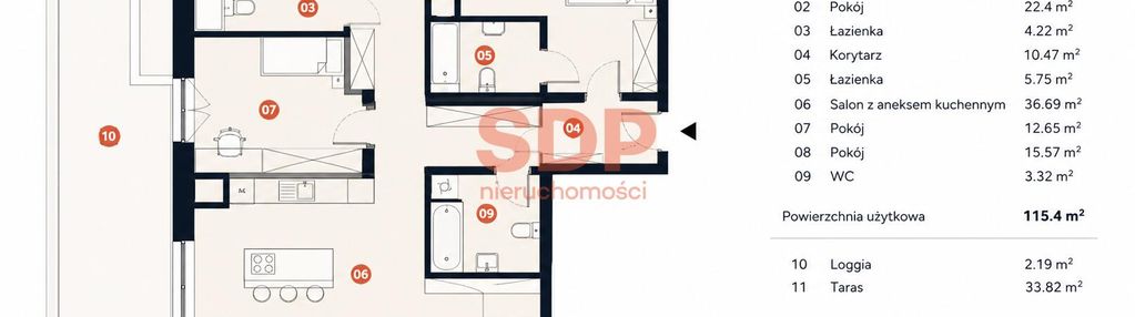 Apartament 4-pokojowy w centrum wrocławia
