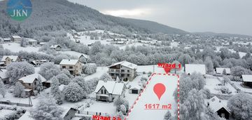 Widokowa działka z pozwoleniem na budowę