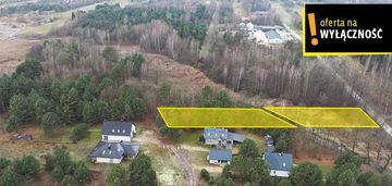 Działka budowlana w otulinie lasu 2328m2  samsonów