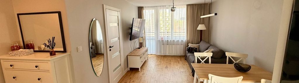 Eleganckie umeblowane 2 pokoje z balkonem