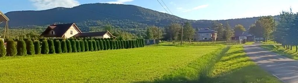 Widokowa działka -beskid niski