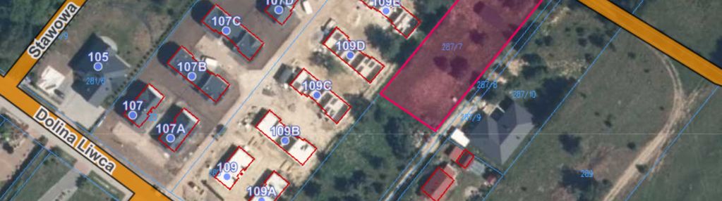 Sprzedam działkę 1584m2 w pruszynie dolina liwca