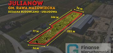 Działka budowlano-usługowo-produkcyjna | 7014,5 m²