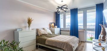 49m², widok na panoramę, balkon, zgierska – łódź