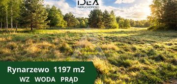 Rynarzewo, działka z wz, woda i prąd.