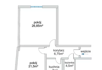 66,6 m mieszkanie we Wrzeszczu na ul. Lendziona