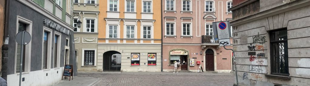 2 pokoje na starówce warszawskiej w kamienicy