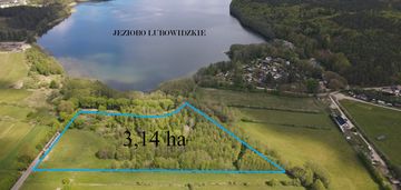 Piękna działka siedliskowa nad jeziorem