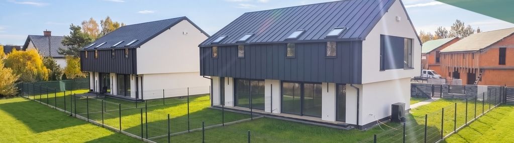 Bliźniak 97m2 z garażem| duży ogród