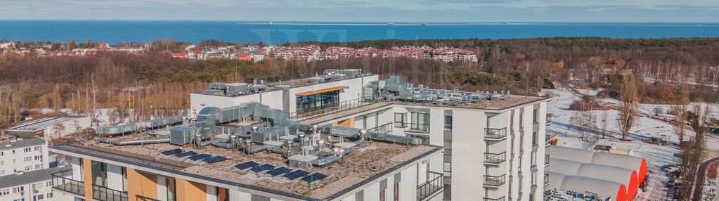 Apartament z dwoma balkonami i widokiem na zatokę